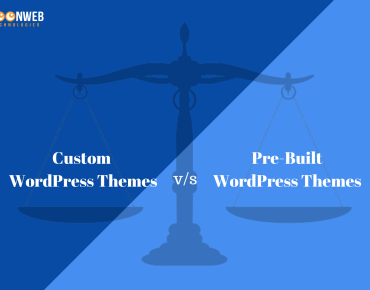 Weighing Scale describing which of these sides is better, Custom WordPress Themes or Pre-Built WordPress Themes